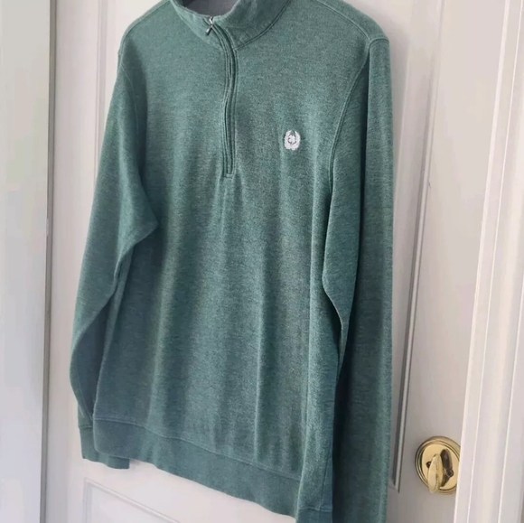 Turtleson Green Quarter Zip Sweatshirt Sweater Golf Womens Size M - Picture 4 of 6